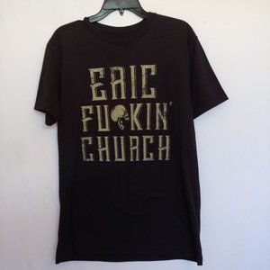 Eric Fckn Church Mens black graphic tshirt  Medium